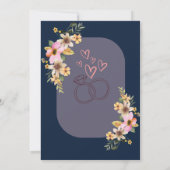 エンゲージメント招待状 招待状 (裏面)