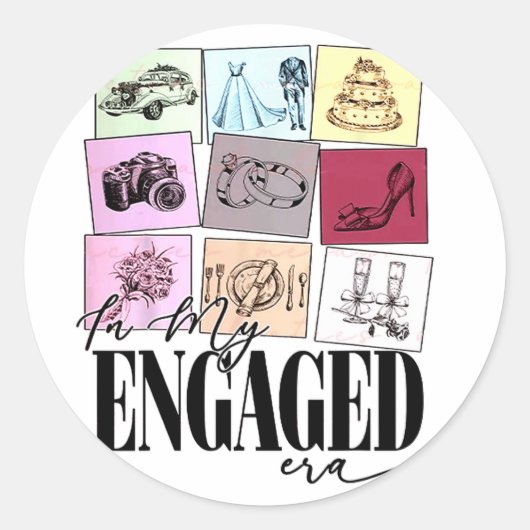 エンゲージメント時代の面白い名言 私の婚約時代 クールな婚約者 ラウンドシール (正面)