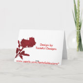 エンゲージメント発表カードテンプレート 案内状 (裏面)