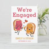 エンゲージメント発表カード 招待状 (スタンド正面)