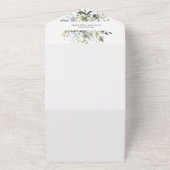 エンゲージメント発表＆日程保存 オールインワン招待状 (外側)