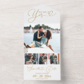 エンゲージメント発表＆日程保存 オールインワン招待状 (内側)