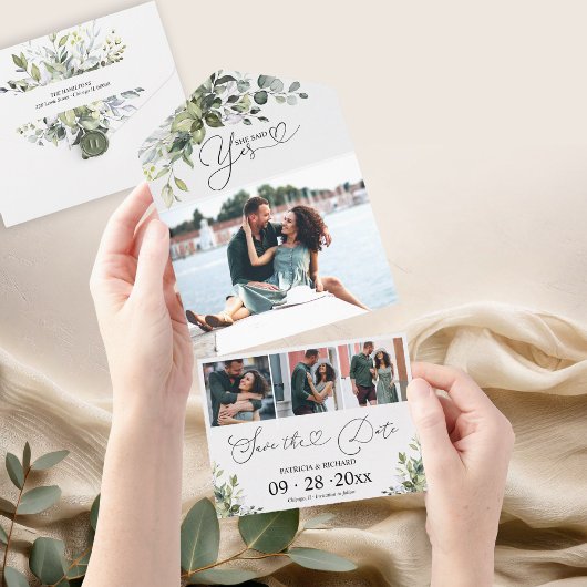 エンゲージメント発表＆日程保存 オールインワン招待状