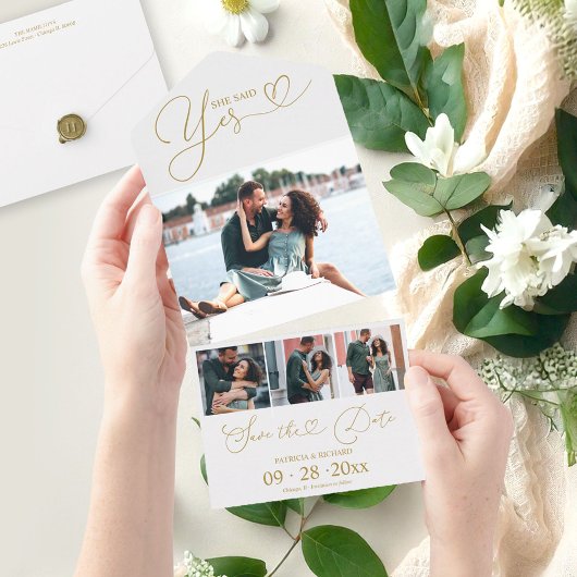 エンゲージメント発表＆日程保存 オールインワン招待状