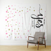 エンゲージメント背景フォトブース タペストリー (インサイチュ(横))