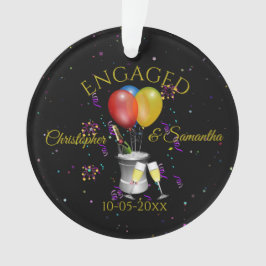 エンゲージメント お祝い オーダーメイド オーナメント