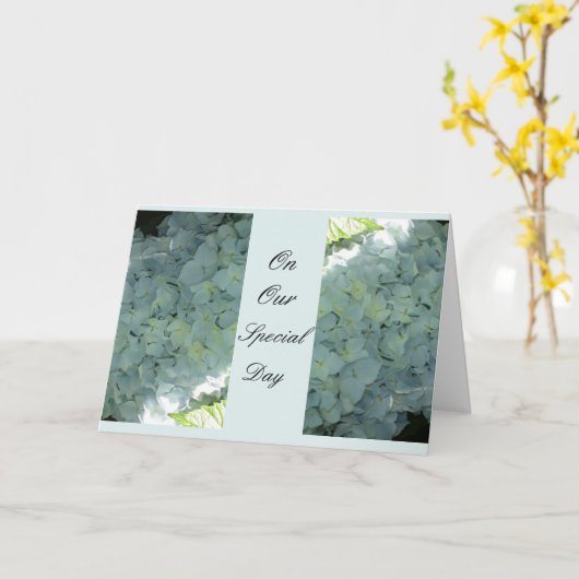 エンゲージメント/ウェディング/記念日 カード (黄色い花)