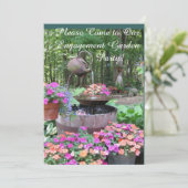 エンゲージメント ガーデンパーティー セレブレーション 招待状 (スタンド正面)