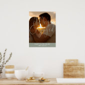 エンゲージメント サイン セージ エンゲージメント フォト ウェルカム サイン (キッチン)