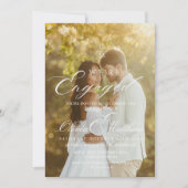 エンゲージメント フォト パーティー 招待状 (正面)