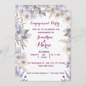 エンゲージメント 招待状 (正面/裏面)