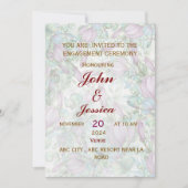 エンゲージメント 招待状 (正面)