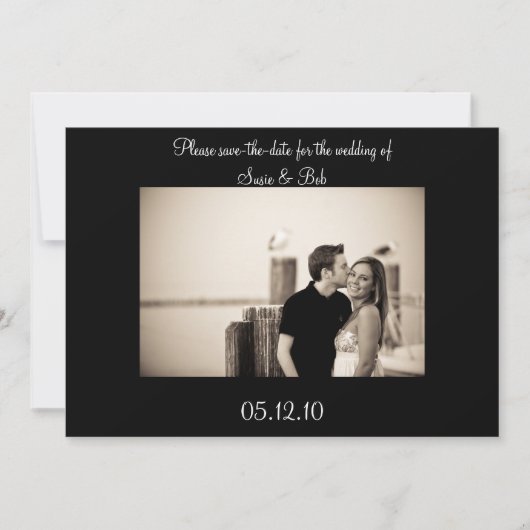 エンゲージメント, 結婚告知 セーブザデート (正面)