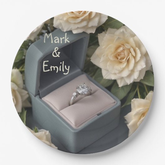 エンゲージリング ペーパープレート (正面)