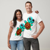 エンコースティックペインティング タートル Tシャツ (ユニセックス)