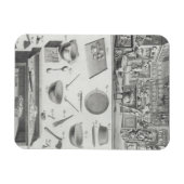 エンサイクロからパン屋のキッチンと設備 マグネット (横)