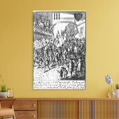 エンサイン遊ズを描いたカード キャンバスプリント (インサイチュ (リビング))