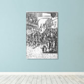 エンサイン遊ズを描いたカード キャンバスプリント (インサイチュ (ウッドフロア))