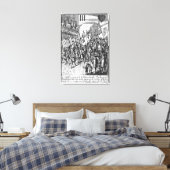 エンサイン遊ズを描いたカード キャンバスプリント (インサイチュ (寝室))