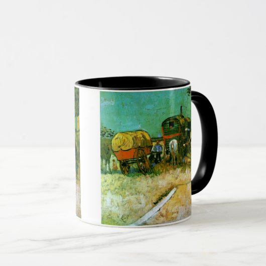 エンサンプメントオブジプシーズヴァンゴッホファインアート マグカップ (正面右)