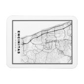 エンシニタスの地図 マグネット (横)