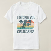 エンシニタスカリフォルニアサマーバケーションヴィンテージ Tシャツ (デザイン正面)