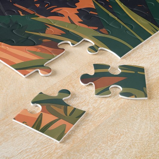 エンシニタスカリフォルニアサンディエゴビーチヴィンテージ ジグソーパズル (側面)