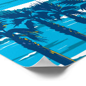 エンシニタスカリフォルニアトラベルアートヴィンテージ ポスター (角)