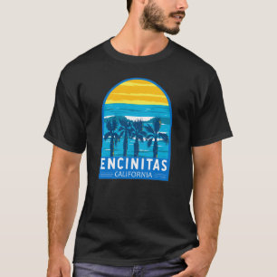 エンシニタスカリフォルニアトラベルアートヴィンテージ Tシャツ