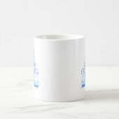 エンシニタス沿岸航海のセーリングセーラー コーヒーマグカップ (中央)