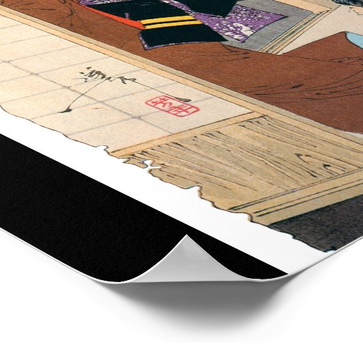 エンシ日本のャント絵画デーモンズ ポスター (角)