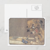 エンシ日本のャント絵画デーモンズ ポストカード (正面/裏面)