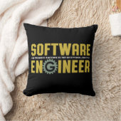 エンジおもしろいニアソフトウェアエンジニアリングとプログラマ クッション (ブランケット)