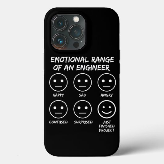 エンジおもしろいニアファン顔の感情的範囲 Case-Mate iPhoneケース (裏面)