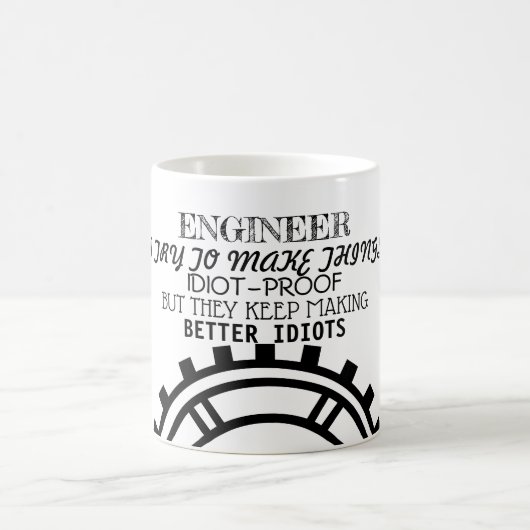 エンジおもしろいニアマグ コーヒーマグカップ (中央)