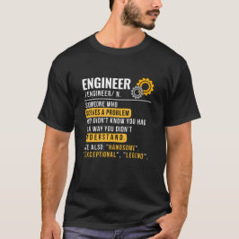 エンジおもしろいニア定義Tシャツ Tシャツ