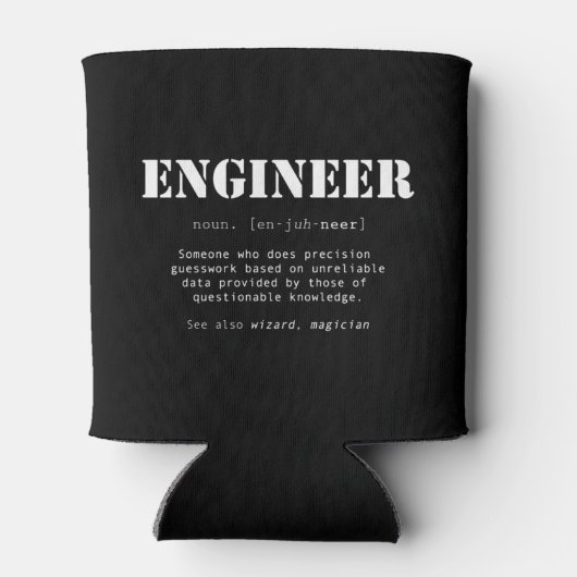 エンジおもしろいニア辞書の定義 缶クーラー (裏面)