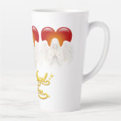エンジェリックフェイス シルバーハート カフェラテマグ (右)