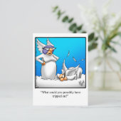 エンジェルおもしろいユーモアポストカード ポストカード (スタンド正面)