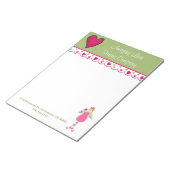 エンジェルかわいらしおよびハートビジネス用大型ノートパッド2 ノートパッド (アングル)