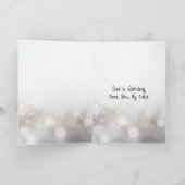 エンジェルかわいらし 神があなたを見守っている カード (内部)