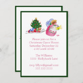 エンジェルが招待を引っ張る 招待状 (正面/裏面)