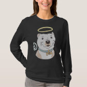 エンジェルという名前のピットブル Tシャツ (正面)