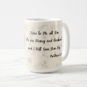 エンジェルとクロスコーヒーマグ コーヒーマグカップ (正面右)