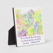 エンジェルとクロス・ガーデンのポスター フォトプラーク (正面)