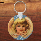 エンジェルとスターズキーチェーン キーホルダー (正面)