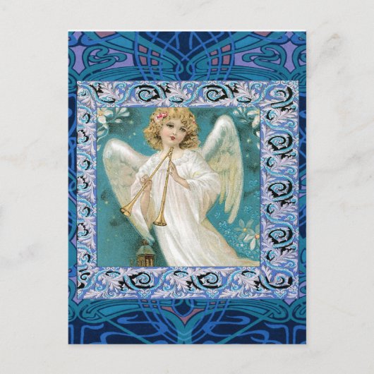エンジェルとトランペット ポストカード (正面)