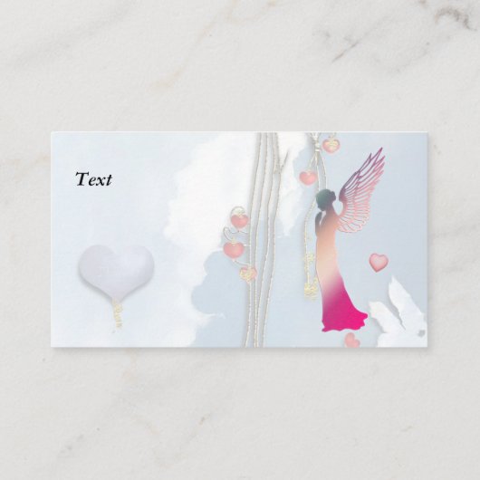 エンジェルとハートの名刺 名刺 (裏面)