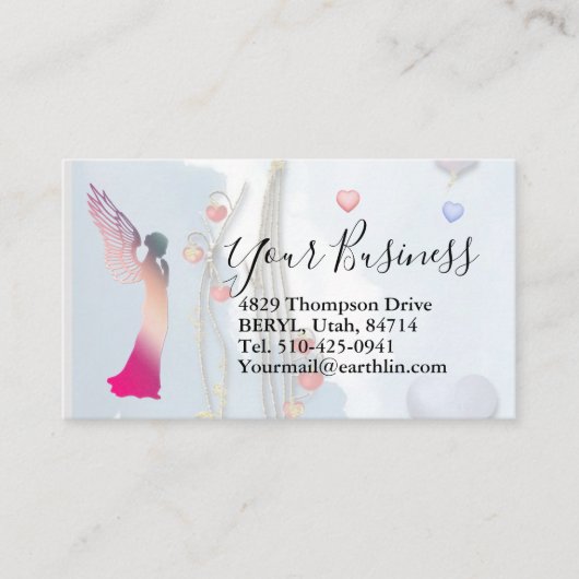 エンジェルとハートの名刺 名刺 (正面)