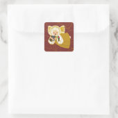 エンジェルとハープのシール スクエアシール (バッグ)